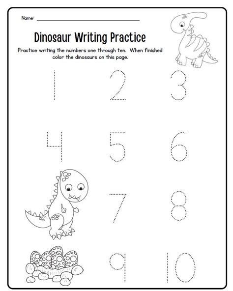 25 Pages Free Dinosaur Printables For Preschool And Kindergarten