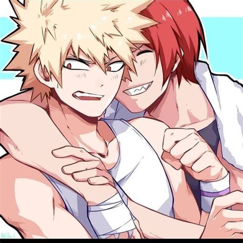 ♥️kiribaku Su Instagram S Post But Not My Art Mha Bnha Ship Kiribaku Bakukiri