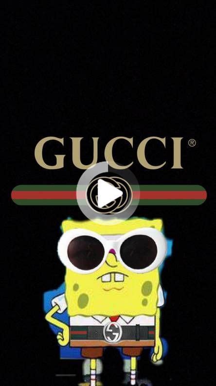 Gucci Spongebob In 2020 Funny Iphone Wallpaper Cartoon Wallpaper Iphone Spongebob Wallpaper