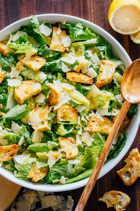 Classic Caesar Salad With Homemade Everything