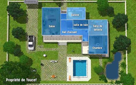 Plan De Maison Pour Sims 4 Idées De Travaux