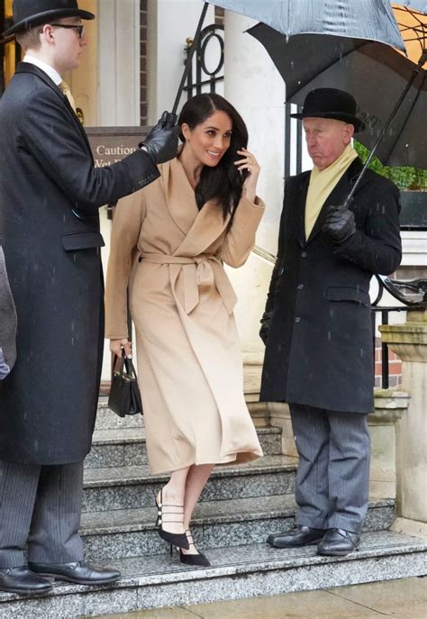 Meghan Spotted Leaving The Goring Hotel Meghans Mirror