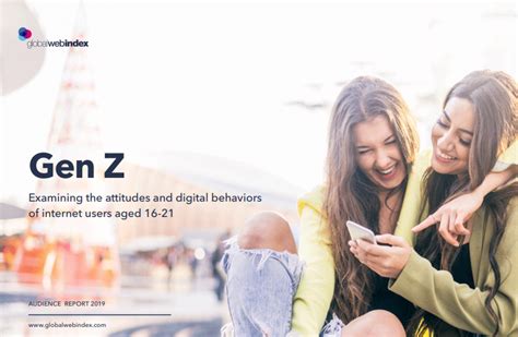 Examining Gen Z Attitudes And Digital Behaviors Of Internet Users Report 2019