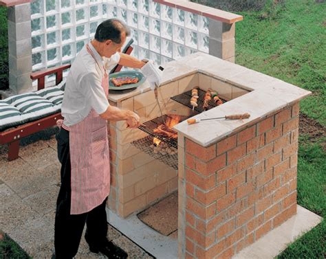 Easy Homemade Brick Barbecue Plans