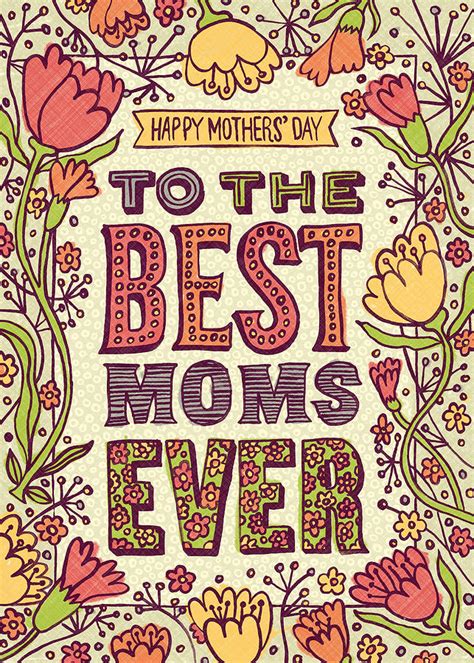 To The Best Moms Ever Same Sex Mothers Day Card Art By Jen Montgomery