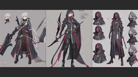 Artstation 100 Arts Anime Assassin Concept Reference Pack Vol 01 Createdwithai Artworks
