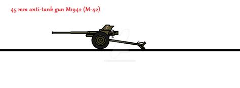 45 Mm Anti Tank Gun M1942 M 42 By Thesketchydude13 On Deviantart