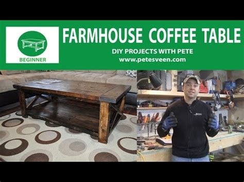 How to make your own diy projects blog or store july 12, 2013. How to Build a Farmhouse Coffee Table - Episode 3 Part 1 - YouTube