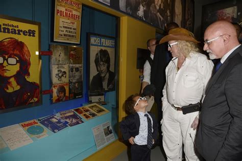 Photo Michel Polnareff son fils Louka au Musée MuPop Inauguration