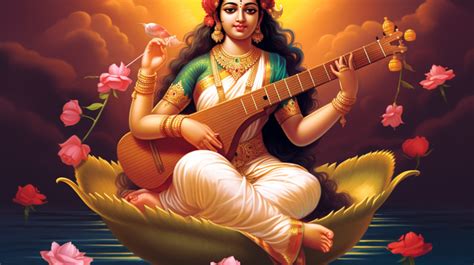 Saraswati The Goddess Of Wisdom And Knowledge
