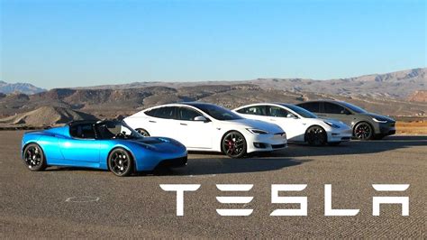 Watch Worlds Most Epic Tesla Race Model S 3 X And Roadster