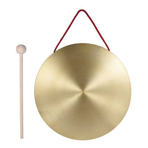 Hanging Zen Brass Gong Vibrant Yogini Brass Copper Meditation