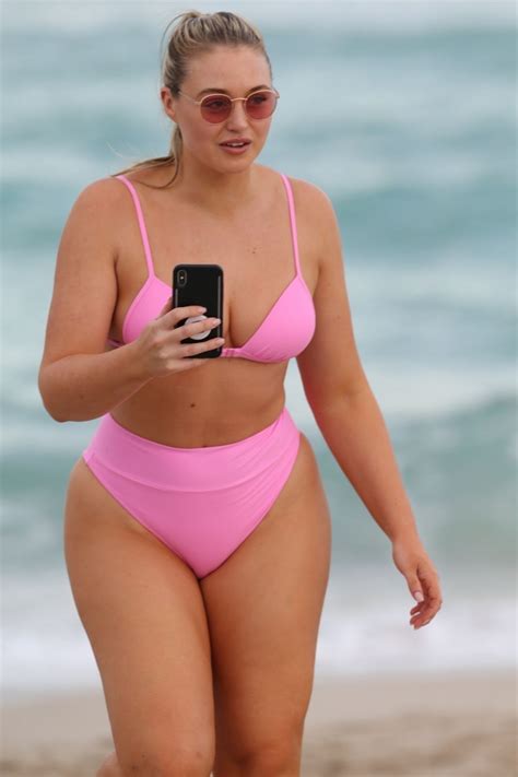Iskra Lawrence In Bikini At A Beach In Miami 12092018 Hawtcelebs