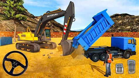 Heavy Excavator Simulator City Construction 3d Android Gameplay Youtube