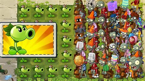 Plants Vs Zombies 2 Repeater Max Level Vs All Zombies Plants Vs