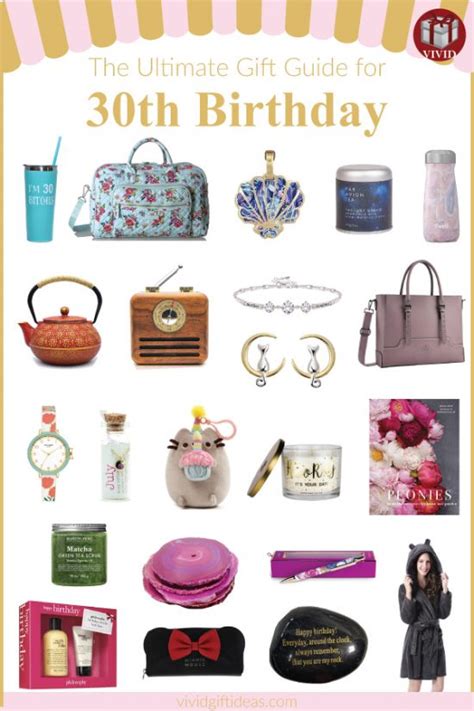 When choosing the right gift for the special woman in your life, it should be now finding birthday gifts for girls is a piece of cake as our gifting experts are at your service. 30 Awesome 30th Birthday Gifts for Her