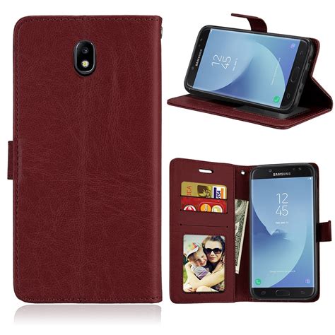 Leather Case For Samsung Galaxy J7 2017 Flip Cover For Samsung Galaxy