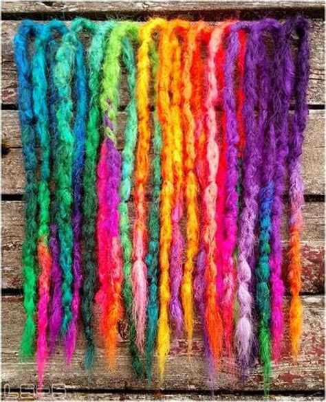 Rainbow Dreads Rainbow Glitter Rainbow Fashion Rainbow