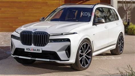 2023 Bmw X7 Rendering Takes Off The Camo To Reveal Wild Facelift