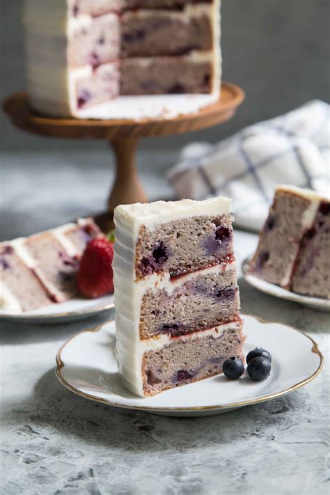 Mixed Berry Layer Cake With Cream Cheese Frosting The Little Epicurean