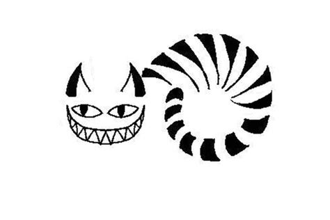 He's distinguished by his large eyes, impish attitude, and large grin. Cheshire Cat Tattoo Design-Cat Tattoos Designs