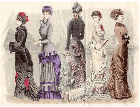 19th Century Fashion Plate Godeys Ladies Book 1880 By Charmainezoe