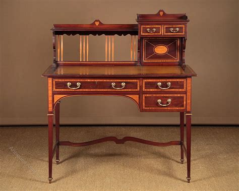 Mahogany Writing Desk By Shapland And Petter C 1900 Antiques Atlas