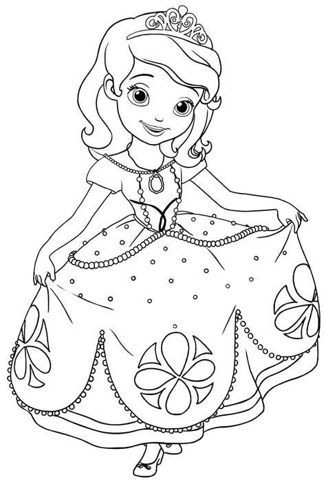 Desenhos Para Colorir Da Princesa Sofia Bora Colorir