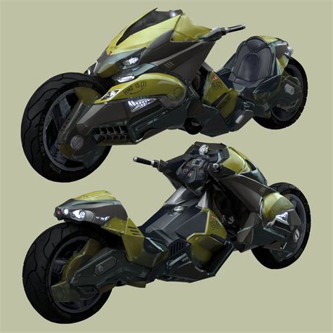 Sci Fi Concept Motorcycle Inspired In Kanedas Bike And Frame Of A Chopper Bike The Fuel Is