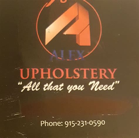 Alex Upholstery Shop | El Paso TX