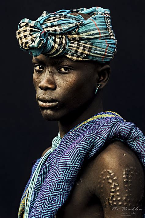 Mursi Blue African People Africa African Beauty