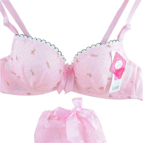 women bra sets pink lingerie floral lace bra sexy panties seamless underwear intimates underwire