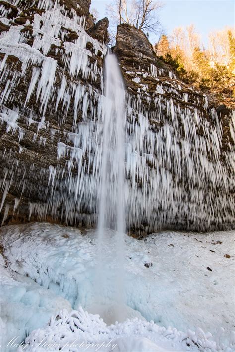 Frozen Pericnik Waterfall Travelsloveniaorg All You Need To Know