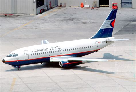 Canadian Pacific Airlines Boeing 737 200 C Gepm June 198 Flickr