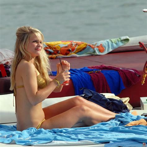Emma Rigby Wearing Golden Leopard Print Bikini In Marbella Porn