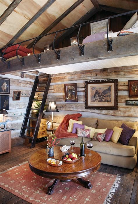 Cozy Cabin With Loft Tiny House Interior Design Tiny House Interior