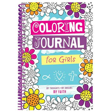 Coloring Journal For Girls Hardcover