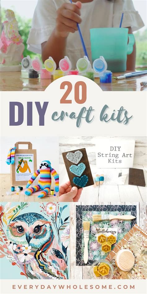 20 Diy Craft Kits For Kids Adults Artofit