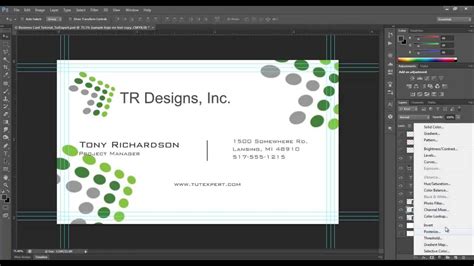 It really is the easiest way to. Business Card Tutorial - Create Your Own - Photoshop - YouTube