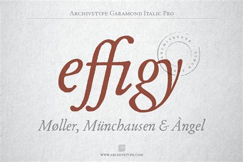 Archive Garamond Italic Pro Stunning Serif Fonts Creative Market