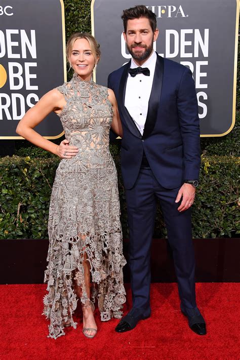 Emily Blunt And John Krasinski Win The Award For Best Dressed Couple At The 2019 Golden Globes