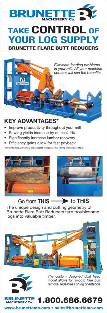 Increase Your Lumber Recovery Brunette Machinery Company