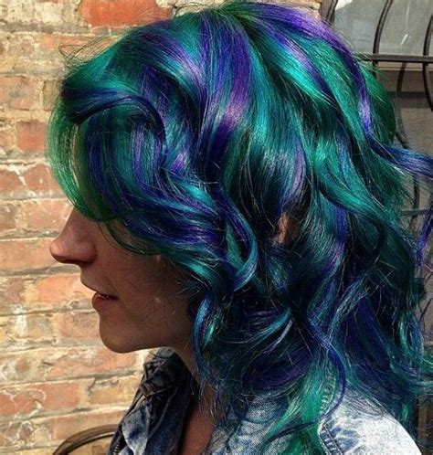 Green Blue Hair Hair Trends Hair Styles