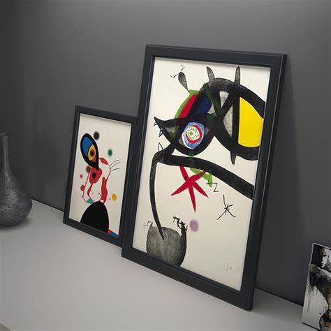 Joan Miro Abstract Wall Art Canvas Poster Print Painting Decorative