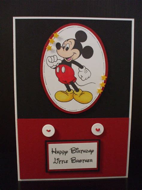 Newest Mickey Mouse Birthday Card Good Birthday Cards
