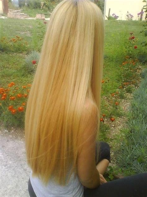 Beautiful Long Blonde Hair Hairmake Up Pinterest