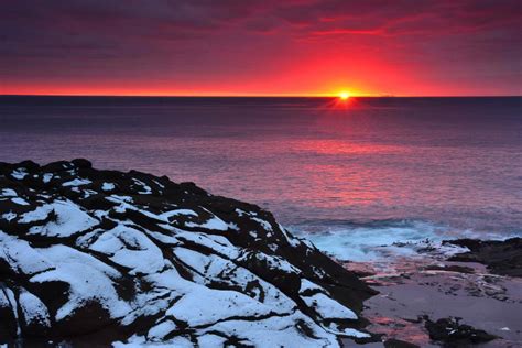 Winter Ocean Sunset Shutterbug
