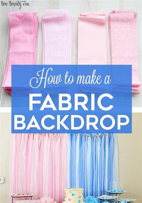 How To Make A Fabric Backdrop Backdrops Parentinghacks How To Make