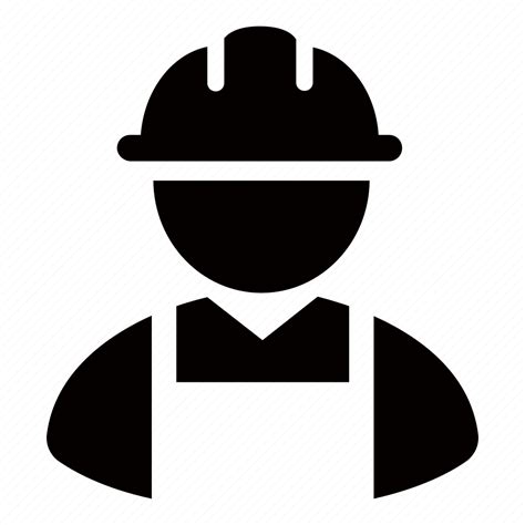 Construction Engineer Labor Laborer Mason Occupation Worker Icon