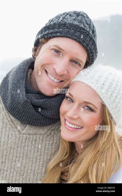 Close Up Portrait Of A Romantic Young Couple Stock Photo Alamy
